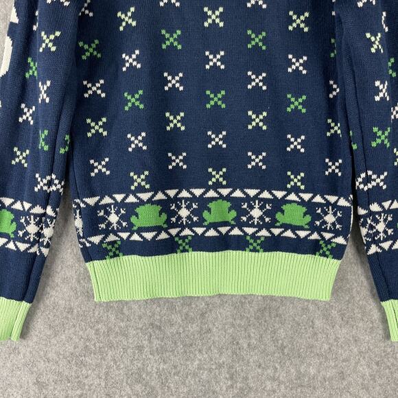 Star Wars The Mandalorian Grogu Holiday Sweater Mens Medium Ugly Christmas Yoda - Picture 11 of 13
